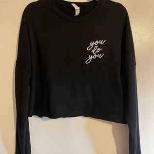 Bella Canvas crop sweat shirt